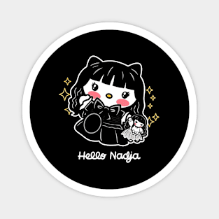 Nadja Doll Hello Magnet